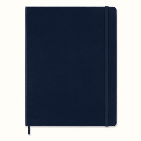 Notes MOLESKINE Classic XL (19x25cm) w linie, twarda oprawa, sapphire blue, 192 strony, niebieski