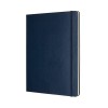 Notes MOLESKINE Classic XL (19x25cm) w linie, twarda oprawa, sapphire blue, 192 strony, niebieski