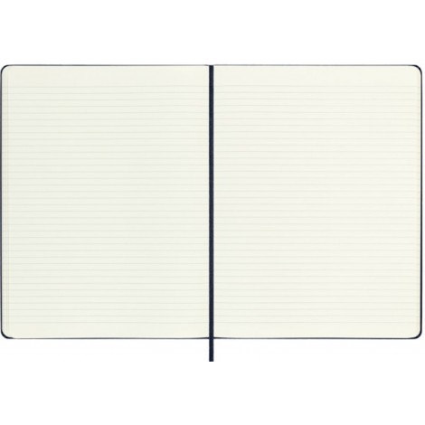 Notes MOLESKINE Classic XL (19x25cm) w linie, twarda oprawa, sapphire blue, 192 strony, niebieski