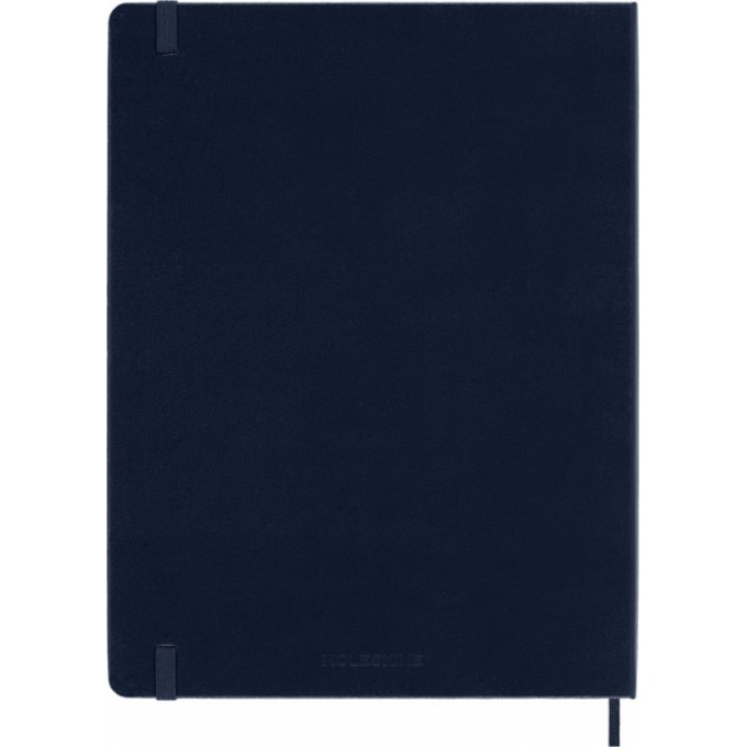 Notes MOLESKINE Classic XL (19x25cm) w linie, twarda oprawa, sapphire blue, 192 strony, niebieski