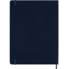 Notes MOLESKINE Classic XL (19x25cm) w linie, twarda oprawa, sapphire blue, 192 strony, niebieski