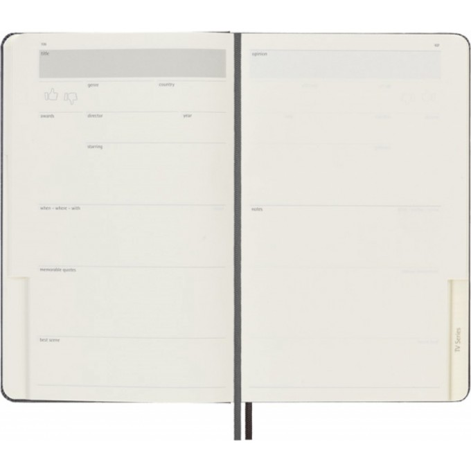 Notes MOLESKINE Passion Journal Movies & TV, 400 stron