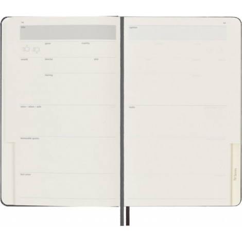 Notes MOLESKINE Passion Journal Movies & TV, 400 stron