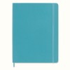 Notes MOLESKINE XL (19x25 cm) w linie, miękka oprawa, reef blue, 192 strony, niebieski