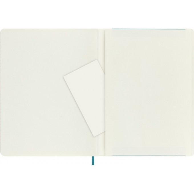 Notes MOLESKINE XL (19x25 cm) w linie, miękka oprawa, reef blue, 192 strony, niebieski