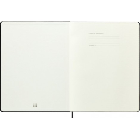 Notes MOLESKINE Classic XXL (21,6x27,9 cm) w linie, twarda oprawa, 192 strony, czarny