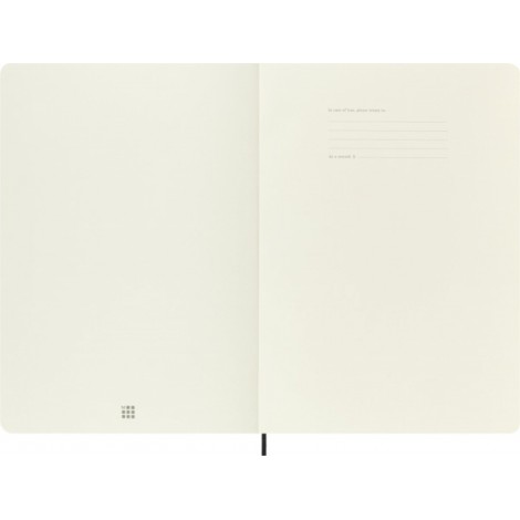 Notes MOLESKINE Classic A4 (21x29,7 cm) w kropki, miękka oprawa, 192 strony, czarny