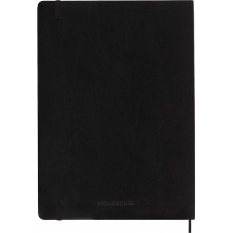 Notes MOLESKINE Classic A4 (21x29,7 cm) w kropki, miękka oprawa, 192 strony, czarny