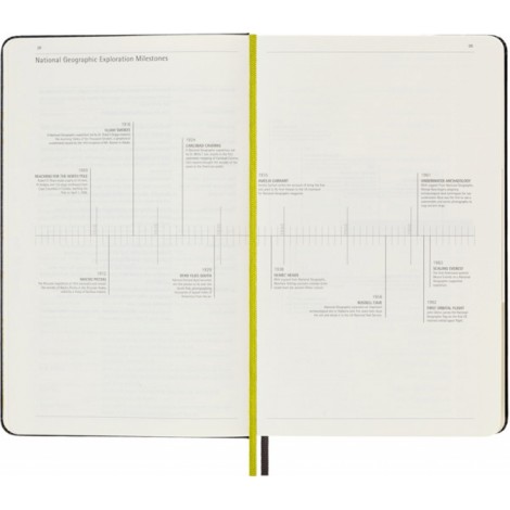 Notes MOLESKINE Passion Journal Travellers National Geographic, 400 stron, szary