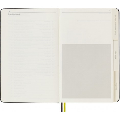 Notes MOLESKINE Passion Journal Travellers National Geographic, 400 stron, szary