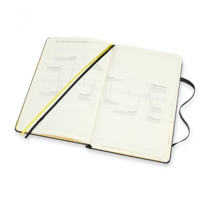Notes MOLESKINE Passion Journal Travellers National Geographic, 400 stron, szary