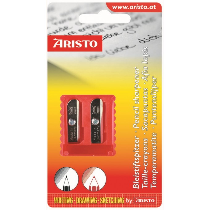 Temperówka ARISTO, plastikowa, podwójna, 1 szt., blister