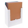 Teczka z gumką OFFICE PRODUCTS Natura, karton/lakier, A4, 300gsm, 3-skrz., mix kolorów