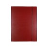 Teczka z gumką OFFICE PRODUCTS Natura, karton/lakier, A4, 300gsm, 3-skrz., mix kolorów
