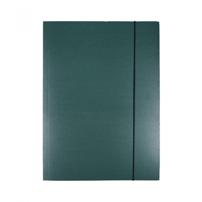 Teczka z gumką OFFICE PRODUCTS Natura, karton/lakier, A4, 300gsm, 3-skrz., mix kolorów