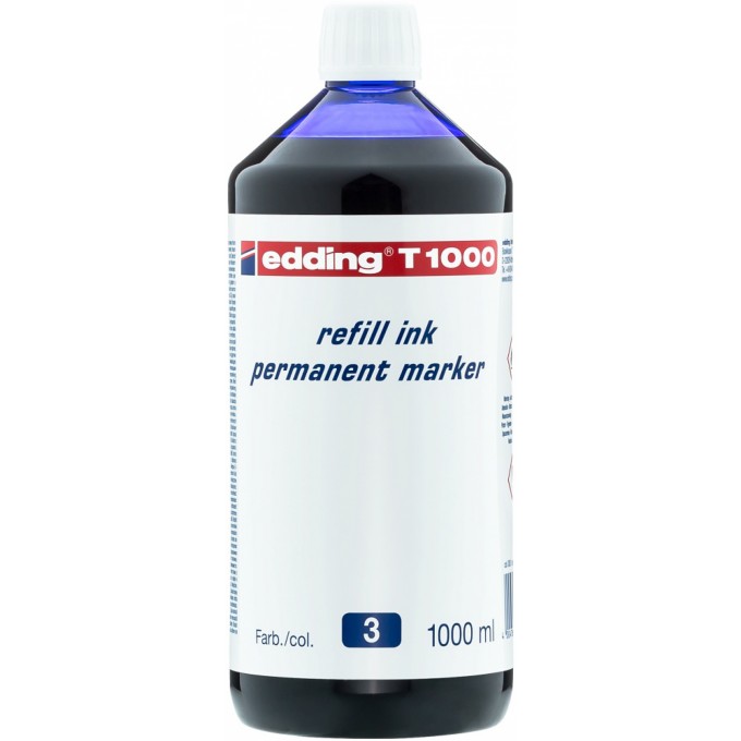 Tusz do uzupełniania markerów permanentnych e-t1000 EDDING, niebieski
