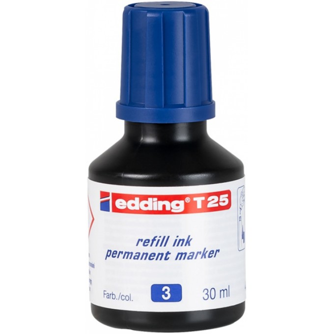 Tusz do uzupełniania markerów permanentnych e-T 25 EDDING, niebieski