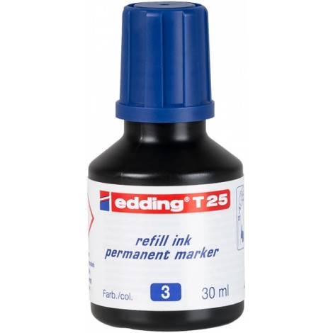 Tusz do uzupełniania markerów permanentnych e-T 25 EDDING, niebieski