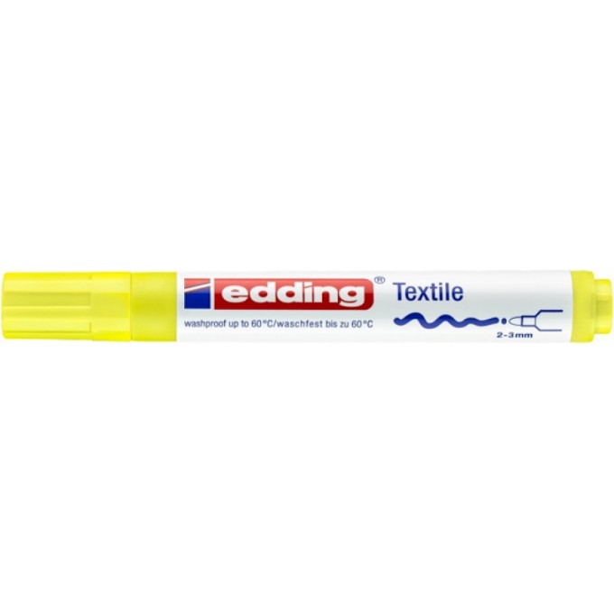 Marker tekstylny e-4500 EDDING, 2-3 mm, żółty neonowy
