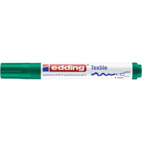 Marker tekstylny e-4500 EDDING, 2-3 mm, zielony