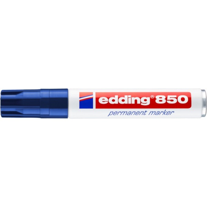 Marker permanentny e-850 EDDING, 5-15 mm, niebieski