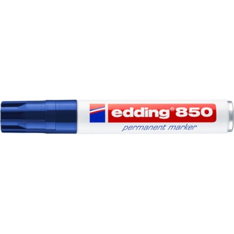 Marker permanentny e-850 EDDING, 5-15 mm, niebieski