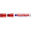 Marker permanentny e-850 EDDING, 5-15 mm, czerwony