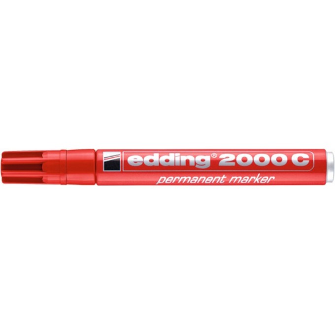Marker permanentny e-2000c EDDING, 1,5-3 mm, czerwony