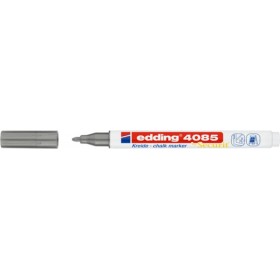 Marker kredowy e-4085 EDDING, 1-2 mm, srebrny