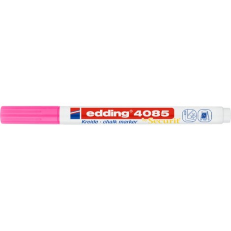 Marker kredowy e-4085 EDDING, 1-2 mm, neonowy różowy