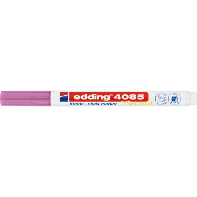 Marker kredowy e-4085 EDDING, 1-2 mm, metaliczny różowy