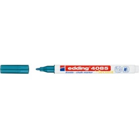 Marker kredowy e-4085 EDDING, 1-2 mm, metaliczny niebieski