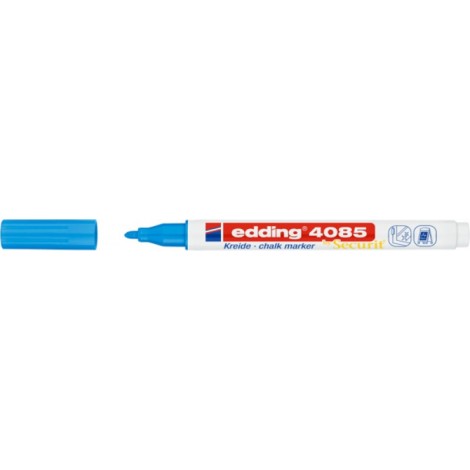 Marker kredowy e-4085 EDDING, 1-2 mm, jasnoniebieski
