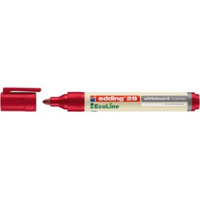 Marker do tablic e-28 EDDING EcoLine, 1,5-3 mm, czerwony