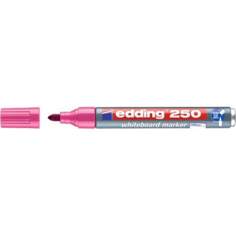 Marker do tablic suchościeralnych e-250 EDDING, 1,5-3 mm, różowy