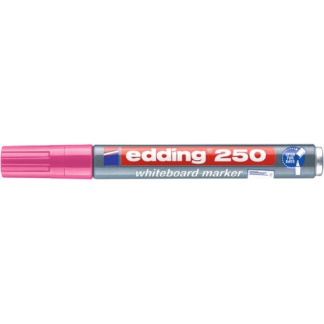 Marker do tablic suchościeralnych e-250 EDDING, 1,5-3 mm, różowy