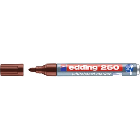 Marker do tablic suchościeralnych e-250 EDDING, 1,5-3 mm, brązowy