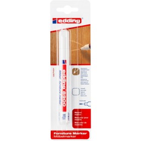 Marker do mebli e-8900 EDDING, 1,5-2 mm, blister, czysta biel