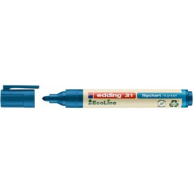 Marker do flipchartów e-31 EDDING ecoline, 1,5-3 mm, niebieski