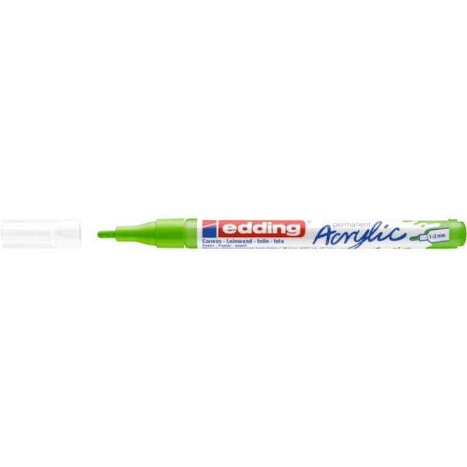 Marker akrylowy e-5300 EDDING, 1-2 mm, matowy żółtozielony