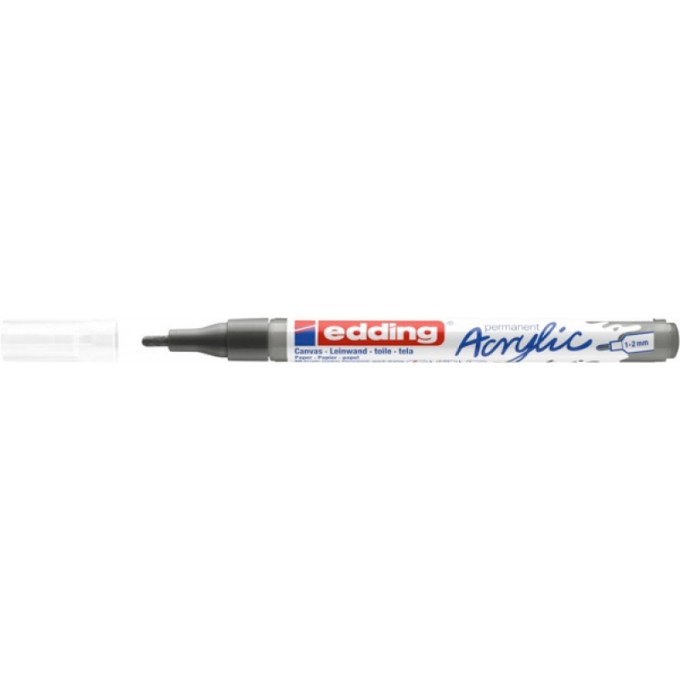 Marker akrylowy e-5300 EDDING, 1-2 mm, matowy antracyt