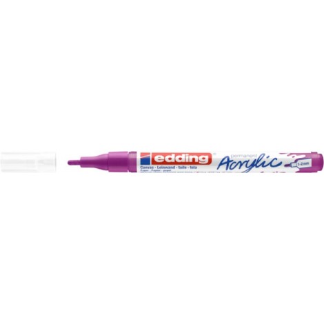 Marker akrylowy e-5300 EDDING, 1-2 mm, matowa jagoda