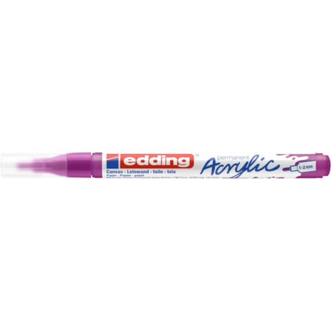 Marker akrylowy e-5300 EDDING, 1-2 mm, matowa jagoda
