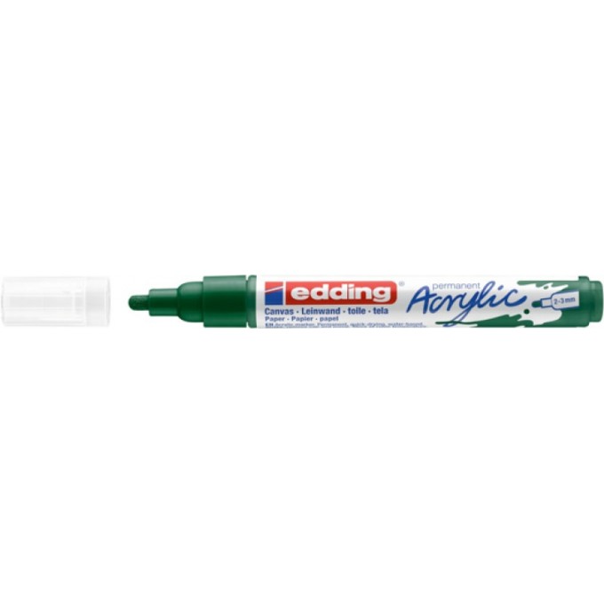 Marker akrylowy e-5100 EDDING, 2-3 mm, matowy zielony mech