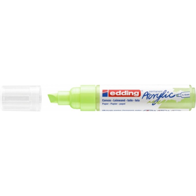 Marker akrylowy e-5000 EDDING, 5-10 mm, pastelowy zielony mat