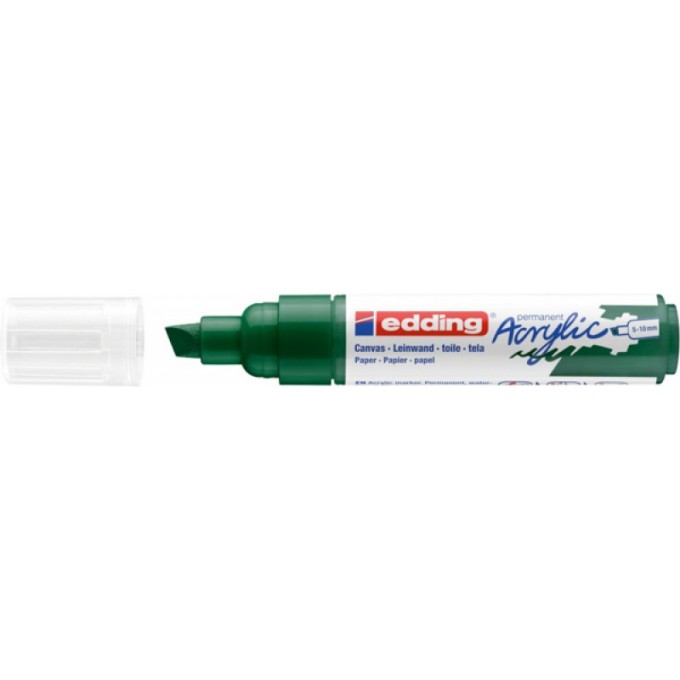 Marker akrylowy e-5000 EDDING, 5-10 mm, matowy zielony mech