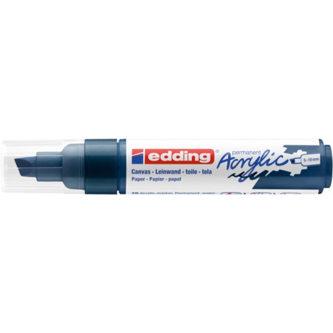 Marker akrylowy e-5000 EDDING, 5-10 mm, matowy szykowny granat