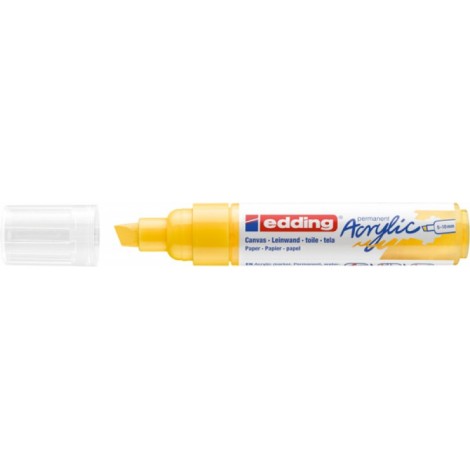 Marker akrylowy e-5000 EDDING, 5-10 mm, matowa żółć