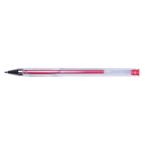 Długopis żelowy OFFICE PRODUCTS Classic 0,5mm, czerwony