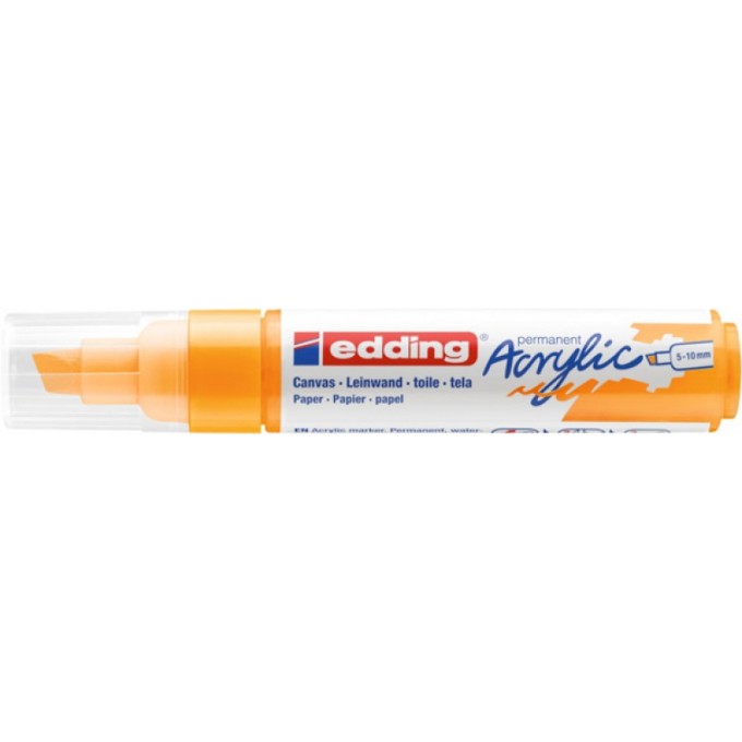 Marker akrylowy e-5000 EDDING, 5-10 mm, matowa słoneczna żółć